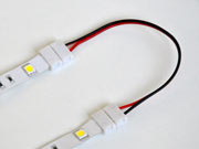  Коннектор для одноцветной светодиодной ленты 10 мм, 2-х сторонний