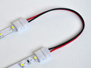  Коннектор для одноцветной светодиодной ленты 8 мм, 2-х сторонний