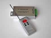  Контроллер для светодиодов и светодиодных лент IRLLed6 RGB (3x2A,12-24В) с RF -пультом (6 кнопки) в алюминиевом корпусе